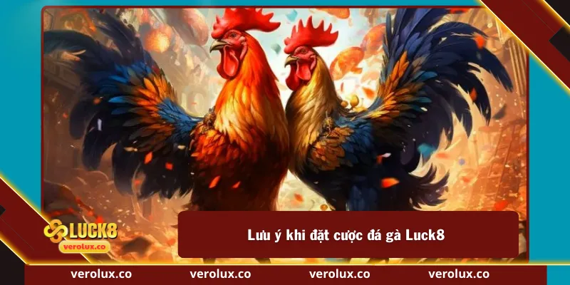 Lưu ý khi đặt cược đá gà Luck8